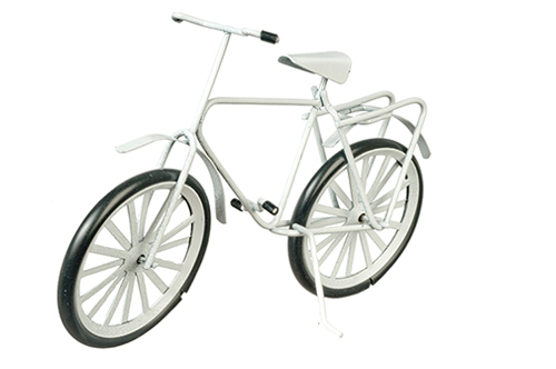 Large White Bicycle